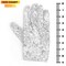 Michael Jackson Sequin Glove - White Right Handed Glove Costume Accessory - 1 Piece